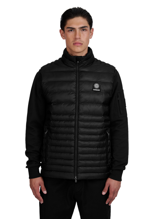 Sandbanks Ripstop Micro Puffer Gilet - Black