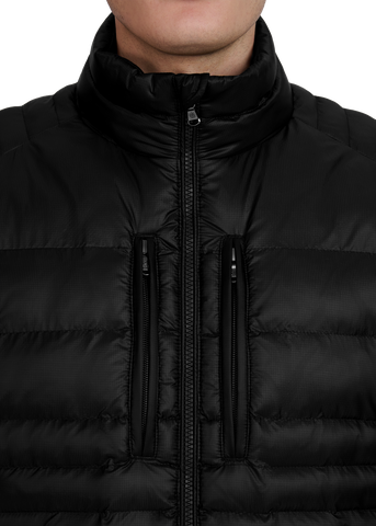 Sandbanks Ripstop Micro Puffer Jacket - Black