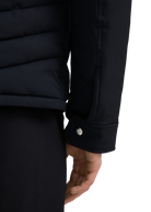 Eaton Chevron Quilted Overshirt - Black
