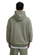 Sandbanks Badge Logo Hoodie - Army
