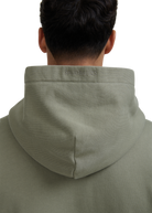 Sandbanks Badge Logo Hoodie - Army