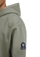 Sandbanks Badge Logo Hoodie - Army