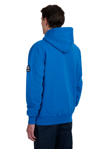 Sandbanks Badge Logo Hoodie - Cobalt Blue