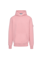 Sandbanks Badge Logo Hoodie - Dusty Pink