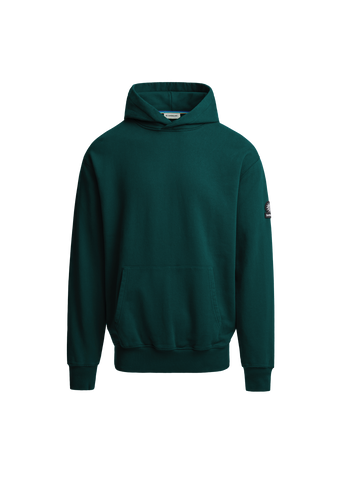 Sandbanks Badge Logo Hoodie - Emerald Green