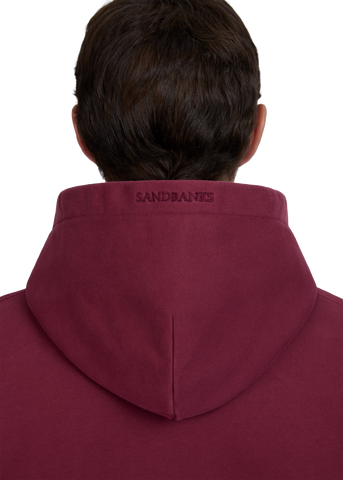 Sandbanks Badge Logo Hoodie - Port