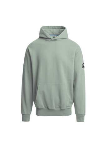Sandbanks Badge Logo Hoodie - Sage