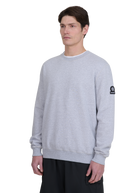 Sandbanks Badge Logo Sweatshirt - Grey Marl
