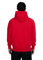 Sandbanks Badge Logo Hoodie - Red