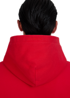 Sandbanks Badge Logo Hoodie - Red
