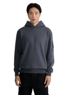 Zip Pocket Interlock Hoodie - Anthracite