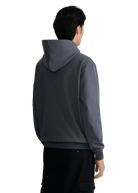 Zip Pocket Interlock Hoodie - Anthracite