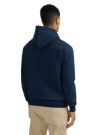 Sandbanks Zip Pocket Interlock Hoodie - Navy