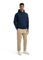 Sandbanks Zip Pocket Interlock Hoodie - Navy