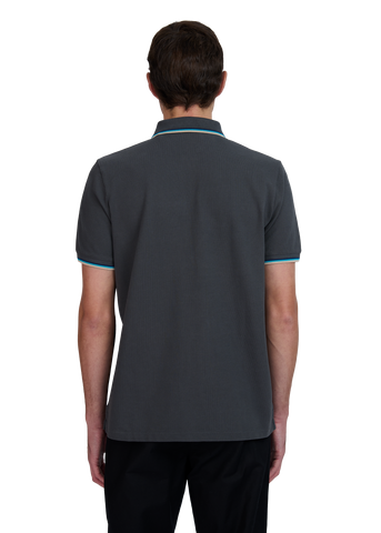 Sandbanks Badge Logo Polo Shirt - Anthracite