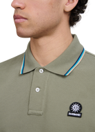 Sandbanks Badge Logo Polo Shirt - Army