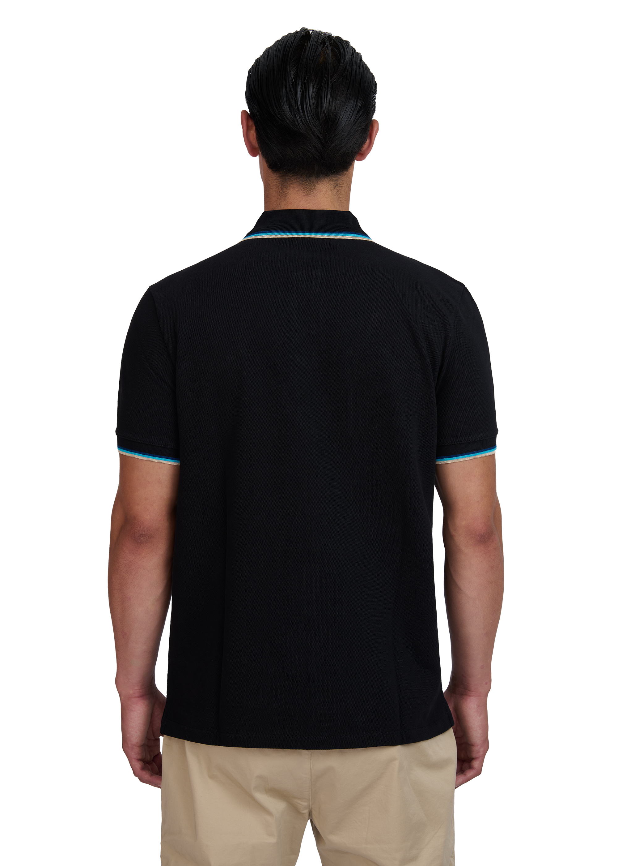 Sandbanks Badge Logo Polo Shirt - Black - Sandbanks