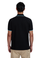 Sandbanks Badge Logo Polo Shirt - Black - Sandbanks