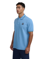 Sandbanks Badge Logo Polo Shirt - Dusty Blue