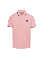 Sandbanks Badge Logo Polo Shirt - Dusty Pink