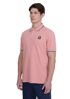 Sandbanks Badge Logo Polo Shirt - Dusty Pink