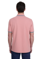 Sandbanks Badge Logo Polo Shirt - Dusty Pink