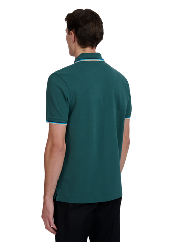 Sandbanks Badge Logo Polo Shirt - Emerald Green
