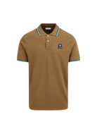 Sandbanks Badge Logo Polo Shirt - Light Brown