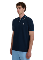 Sandbanks Badge Logo Polo Shirt - Navy