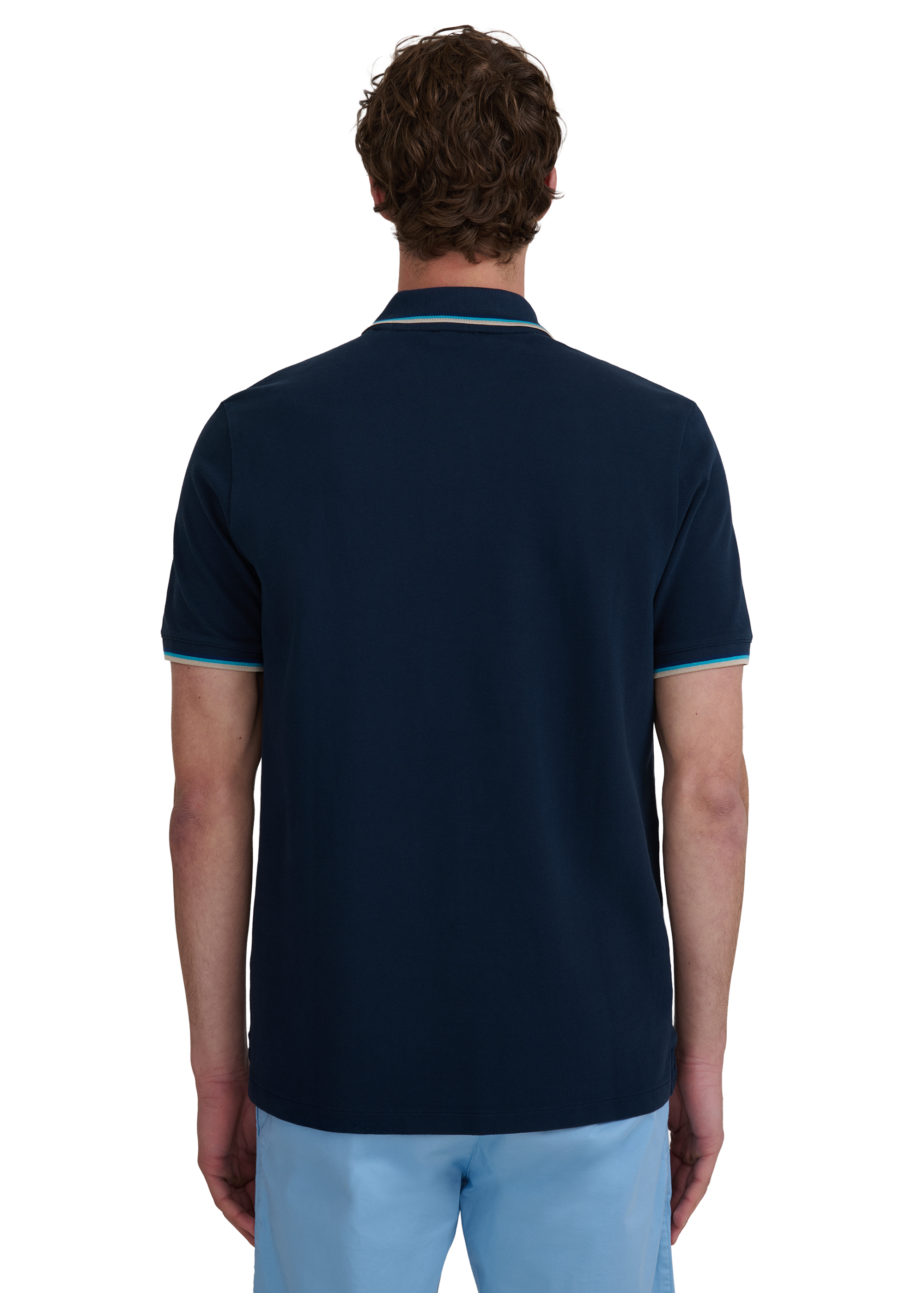 Sandbanks Badge Logo Polo Shirt - Navy