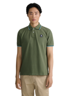 Sandbanks Badge Logo Polo Shirt - Olive