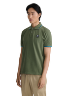 Sandbanks Badge Logo Polo Shirt - Olive