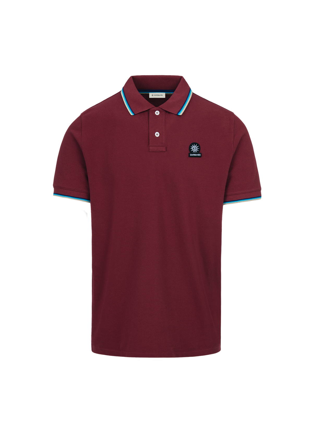 Sandbanks Badge Logo Polo Shirt - Port