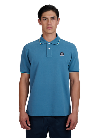 Sandbanks Badge Logo Polo Shirt - Teal