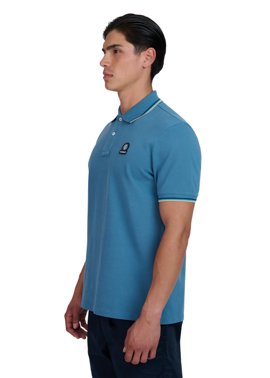 Sandbanks Badge Logo Polo Shirt - Teal