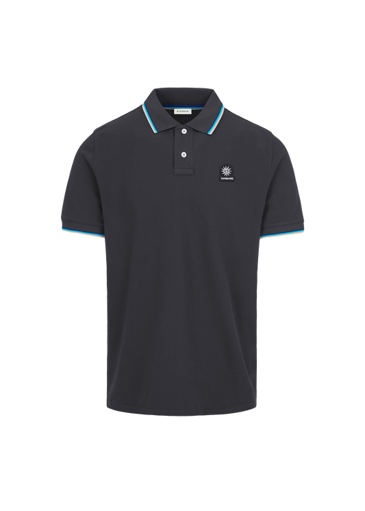 Sandbanks Badge Logo Polo Shirt - Anthracite