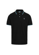 Sandbanks Badge Logo Polo Shirt - Black - Sandbanks
