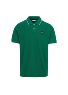 Sandbanks Badge Logo Polo Shirt - Forest Green