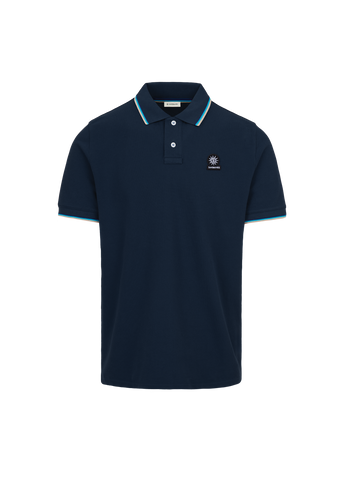 Sandbanks Badge Logo Polo Shirt - Navy - Sandbanks