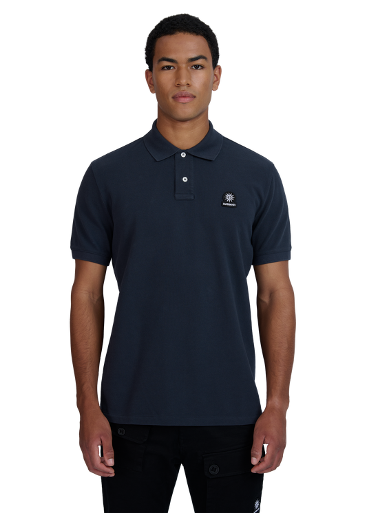 Sandbanks Badge Logo Polo Shirt - Anthracite