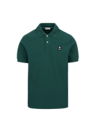 Sandbanks Badge Logo Pique Polo Shirt - Emerald Green