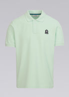 Sandbanks Badge Logo Pique Polo Shirt - Mint - Sandbanks