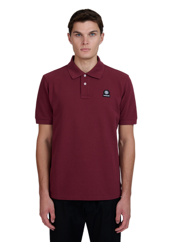 Sandbanks Badge Logo Pique Polo Shirt - Port