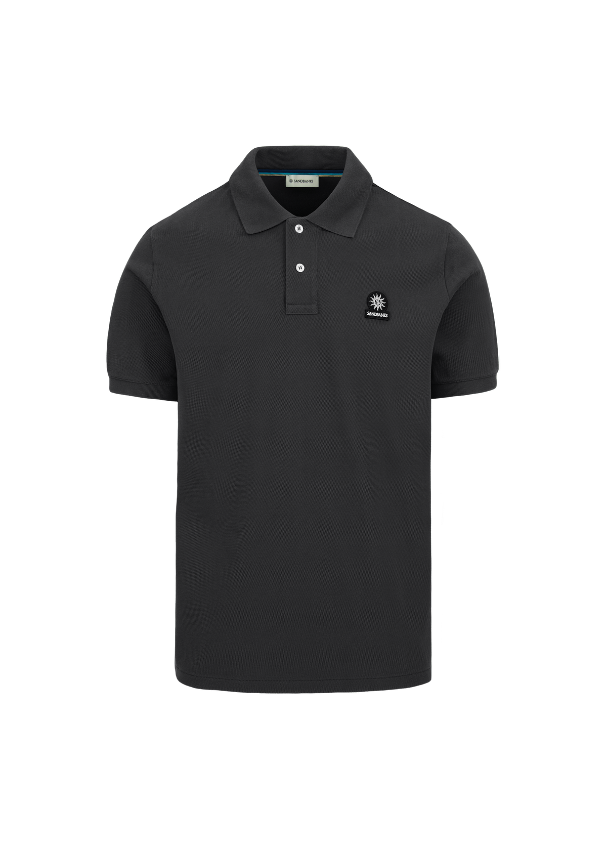 Sandbanks Badge Logo Polo Shirt - Anthracite