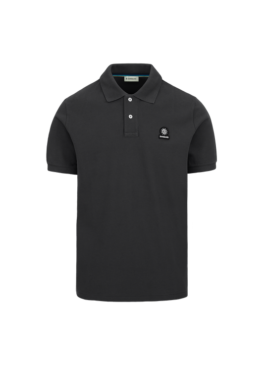 Sandbanks Badge Logo Polo Shirt - Anthracite