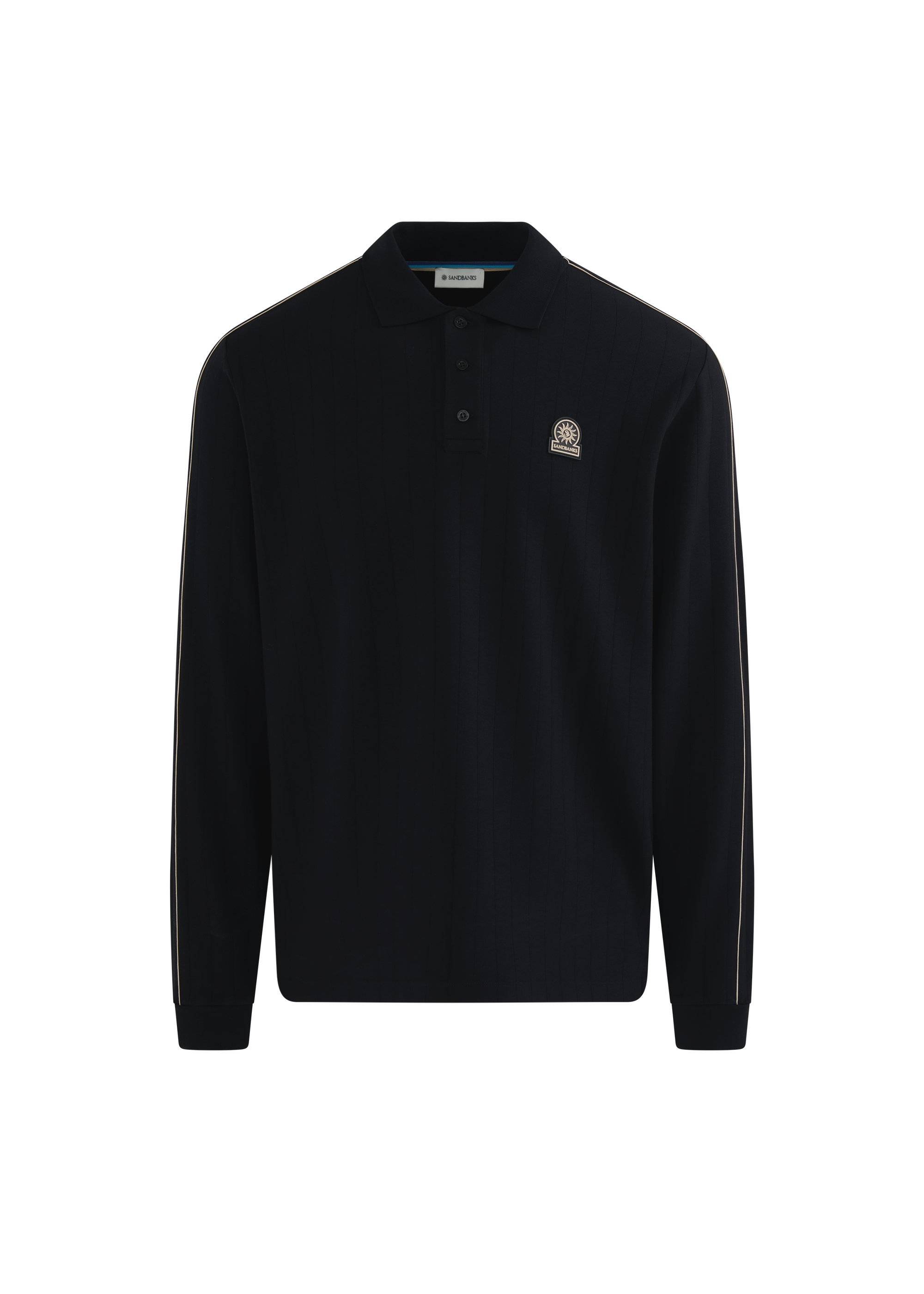 LS Needle Out Polo - Black