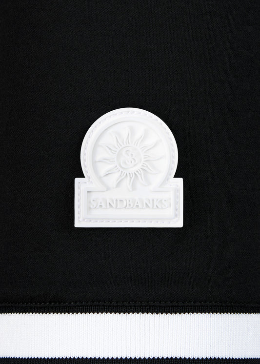 Sandbanks Silicone Zip Polo Shirt - Black