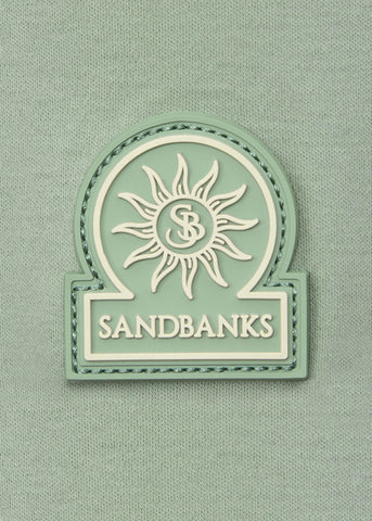 Sandbanks Silicone Zip Polo Shirt - Sage