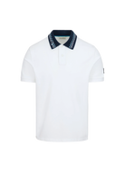 Sandbanks Embroidered Collar Polo Shirt - White