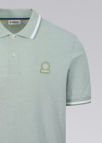 Sandbanks Oxford Polo Shirt - Sage